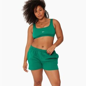 SET ACTIVE - NEW heavyweight sweats sweat shorts in color palm
